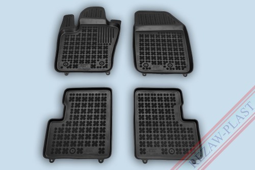 Floor mats black fit to: Fiat 500X 2014 - 2023
