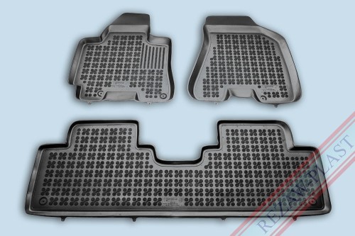Floor mats black fit to: Hyundai TUCSON I 2004 - 2009