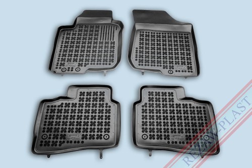 Floor mats black fit to: Hyundai i30 I 2007 - 2012