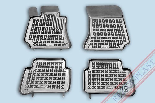 Floor mats black fit to: Mercedes W212, S212 E - KLASA 2009 - 2016