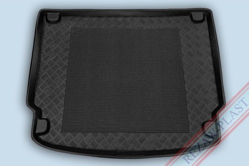 Trunk mat with non - slip fits to: Porsche CAYENNE II 2010 - 2017