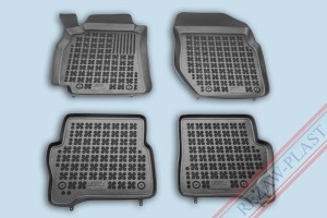 Dywaniki podłogowe czarne pasują do: Nissan ALMERA II N16 2000 - 2006