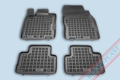 Floor mats black fit to: Nissan QASHQAI II 2014 - 2021