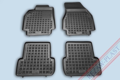 Floor mats black fit to: Renault MEGANE II 2002 - 2009