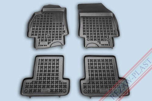 Floor mats black fit to: Renault MEGANE III 2008 - 2016