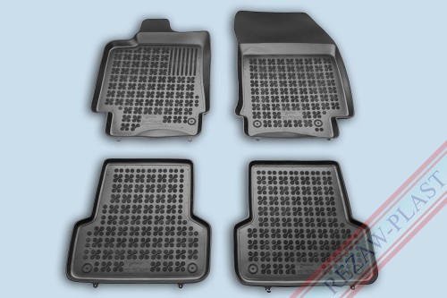 Floor mats black fit to: Renault LAGUNA III 2007 - 2015