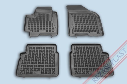 Dywaniki podłogowe czarne pasują do: Chevrolet AVEO T200, T250 2002 - 2011, KALOS 2004 - 2007