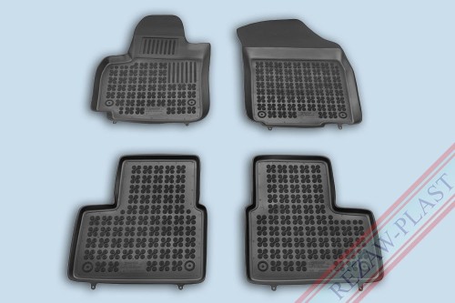 Floor mats black fit to: Suzuki SX4 I 2006 - 2014