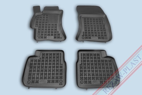 Floor mats black fit to: Subaru LEGACY IV 2003 - 2009
