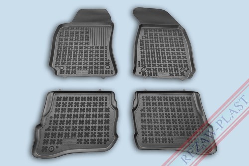 Floor mats black fit to: Volkswagen PASSAT B5 1996 - 2005
