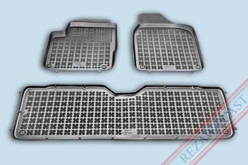 Floor mats black fits to: Ford GALAXY I 1995 - 2006, Seat ALHAMBRA I 1996 - 2010, Volkswagen SHARAN I 1995 - 2010
