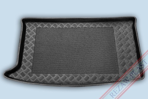 Trunk mat with non - slip fits to: Hyundai i20 II 2014 - 2020, i20 ACTIVE 2015 - 2020