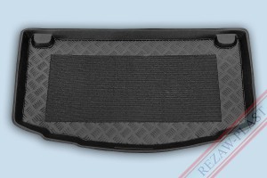 Trunk mat with non - slip fits to: Kia PICANTO II 2011 - 2017