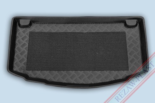 Trunk mat with non - slip fits to: Kia PICANTO II 2011 - 2017