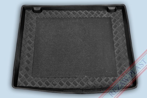 Trunk mat with non - slip fits to: Renault CLIO III 2005 - 2012
