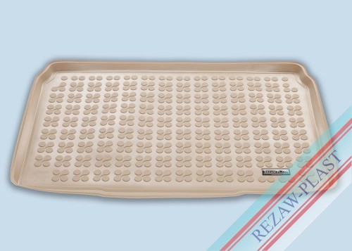 Trunk mat beige fits to: Opel CORSA F VI 2019 -, CORSA-e 2019 -, Peugeot 208 II 2019 -, e-208 2019 -
