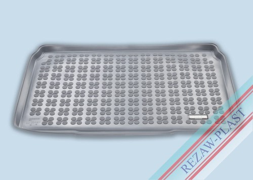 Trunk mat grey fits to: Opel CORSA F VI 2019 -, CORSA-e 2019 -, Peugeot 208 II 2019 -, e-208 2019 -