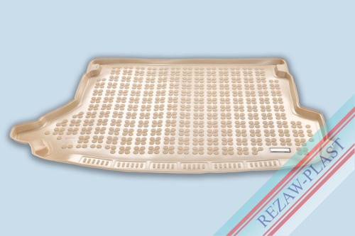 Mata bagażnika TPE (gumowa) beżowa pasuje do: Subaru FORESTER V 2018 - 2025