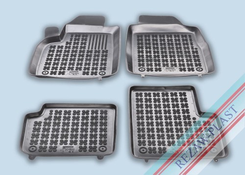 Floor mats black fit to: Fiat 500 2020 -
