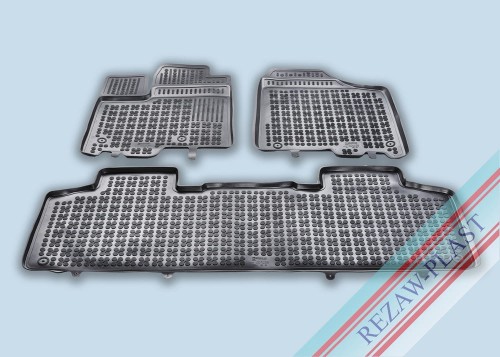 Floor mats black fit to: Toyota SIENNA III 2010 - 2020