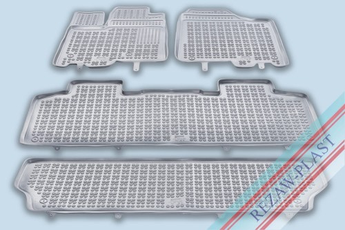 Floor mats grey fit to: Toyota SIENNA III 2010 - 2020