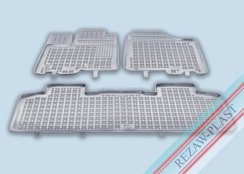 Floor mats grey fit to: Toyota SIENNA III 2010 - 2020