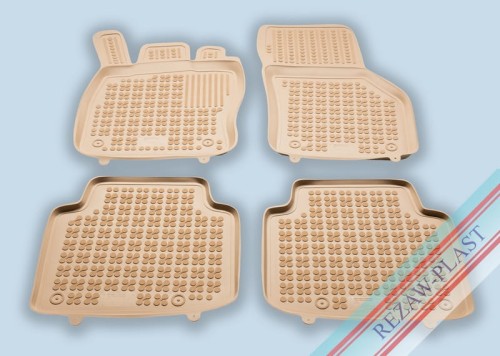 Floor mats beige fits to: Skoda SUPERB III 2015 - 2023