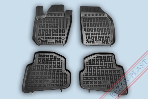 Floor mats black fit to: Skoda FABIA III 2014 - 2021