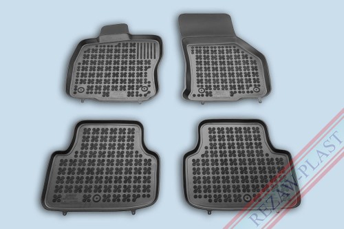 Floor mats black fit to: Skoda OCTAVIA III 2013 - 2019, OCTAVIA IV 2019 - 2024