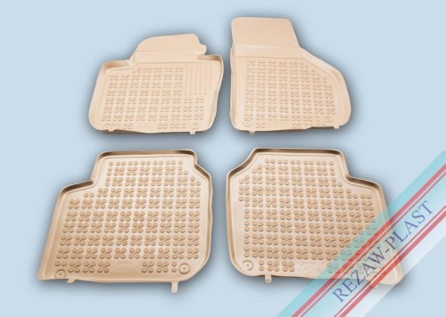 Floor mats beige fit to: Skoda SUPERB II 2008 - 2015
