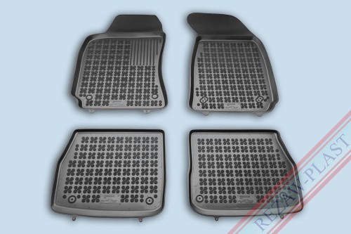 Floor mats black fit to: Skoda SUPERB I 2001 - 2008