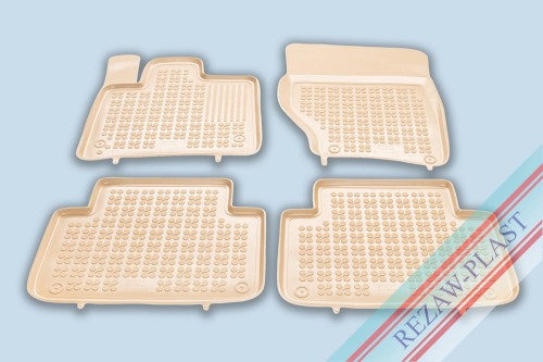 Floor mats beige fit to: Audi Q7 I 2005 - 2015