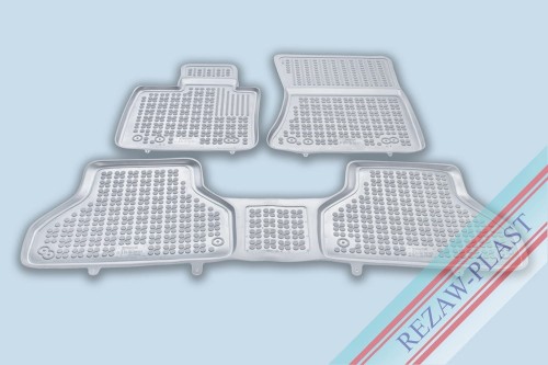 Floor mats grey fit to: BMW X5 (E70) 2006 - 2013, X6 (E71) 2008 - 2014 -