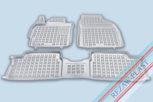 Dywaniki podłogowe szare pasują do: Toyota AURIS I 2006 - 2013, COROLLA X 2006 - 2013