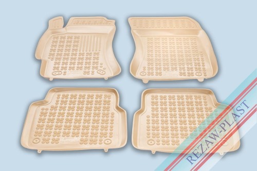 Dywaniki podłogowe beżowe pasują do: Subaru FORESTER III 2008 - 2013