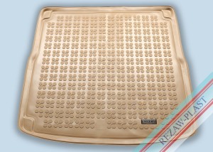 Mata bagażnika TPE (gumowa) beżowa pasuje do: Audi A4 III B8 2008 - 2015