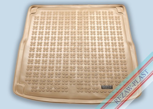 Mata bagażnika TPE (gumowa) beżowa pasuje do: Audi A4 III B8 2008 - 2015