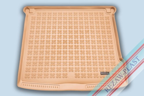 Trunk mat beige fits to: Mercedes W166 M - KLASA 2011 - 2015, GLE I W166 2015 - 2019