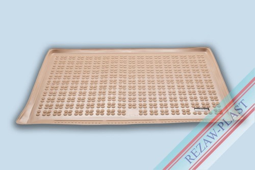 Mata bagażnika TPE (gumowa) beżowa pasuje do: Opel VIVARO II 2014 - 2019