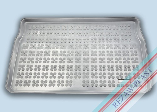 Trunk mat grey fits to: Peugeot 208 I 2012 - 2019