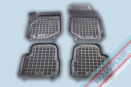 Dywaniki podłogowe czarne pasują do: Peugeot 2008 II 2019 -