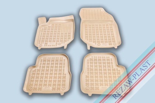 Dywaniki podłogowe beżowe pasują do: Peugeot 2008 II 2019 -