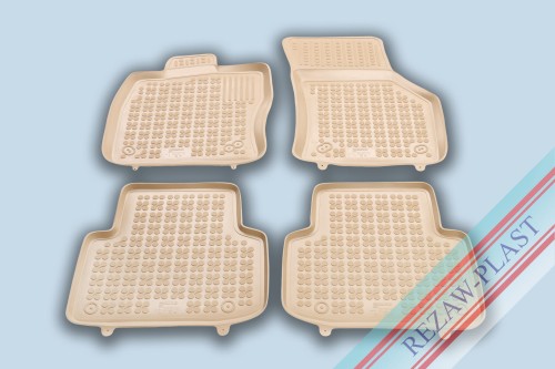 Dywaniki podłogowe beżowe pasują do: Cupra FORMENTOR 2020 - 2024, Cupra LEON 2020 - 2024, Seat LEON IV (MK4) 2020 - 2024