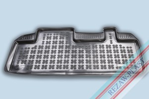 Trunk mat black fits to: Toyota SIENNA III 2010 - 2020