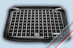 Mata bagażnika TPE (gumowa) czarna pasuje do: Skoda FABIA I 1999 - 2007