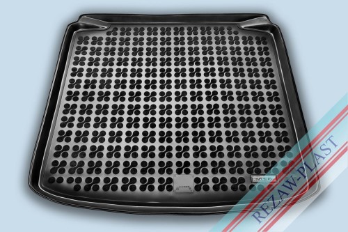 Trunk mat black fits to: Skoda FABIA II 2007 - 2014
