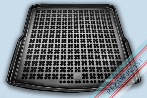 Trunk mat black fits to: Skoda SUPERB II 2009 - 2015