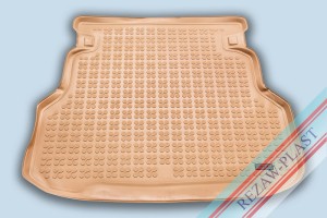 Trunk mat beige fits to: Toyota AVENSIS II 2003 - 2009