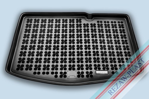 Trunk mat black fits to: Toyota YARIS III 2011 - 2020