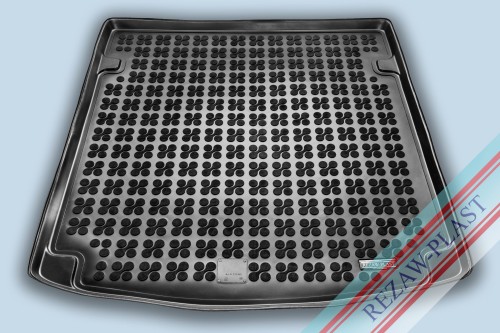 Trunk mat black fits to: Audi A4 II B6, B7 2000 - 2007, Seat EXEO 2008 - 2013